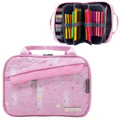 KENGAR - Cartuchera Organizadora Power XL - Rosado Diseño 3