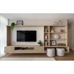 TU MESITA - Mesa de TV Flotante Claire Color Manzano