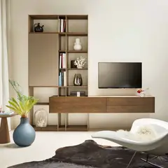 TU MESITA - Mesa de TV Flotante Horus Color BellotaTaupe