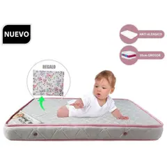 INFANTI - P-Colchón para Cuna Pack & Play de 4” Rosado