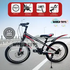 VELOX - Bicicleta Deportiva Aro 20 «HXL RUN» Edición Limitada Red