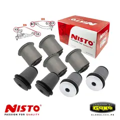 POWERED BY G4X4 GLOBAL 4 X 4 PE - Jgo Bocinas Nisto Trapecios Delanteros para Hilux Vigo 2005-2014
