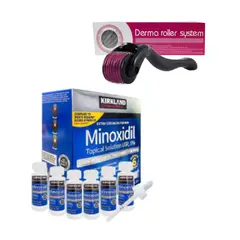 KIRKLAND - Minoxidil 5% caja sellada loción 6 potes