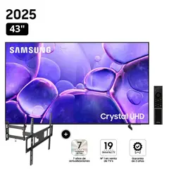 SAMSUNG - Televisor QLED 43" Visión AI Smart TV QN43Q7FAAGXPE + Rack Giratorio