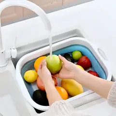 ELMEJORPRECIO - Tabla De Picar Plegable Con Silicona