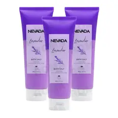 NEVADA NATURAL PRODUCTS - PACK 3 SAL DE BAÑO LAVANDA 400G NEVADA