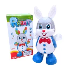 GENERICO - Conejo Bailarín Interactivo con Música y Luces LED