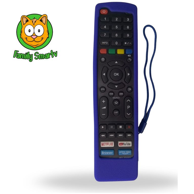 Funda para Control Remoto Jvc Smart Led Lt-43kd395 / Azul