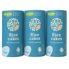 LESTELLO - 3 PACK GALLETAS DE ARROZ SIN GLUTEN 135G