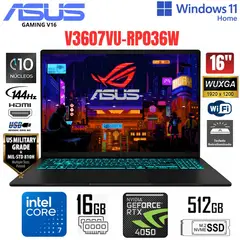 ASUS - Laptop GAMER V16 INTEL CORE 7 240H RTX4050  16GB RAM 512GB SSD WIN 11 (V3607VU-RP036W)
