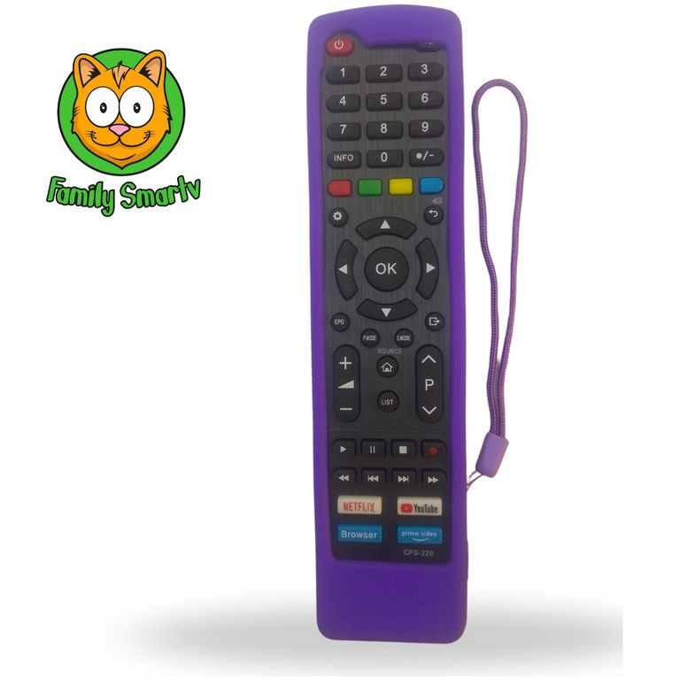 Funda para Control Remoto Jvc Smart Led Lt-43kd395 / Purpura
