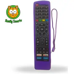 GENERICO - Funda para Control Remoto Jvc Smart Led Lt-43kd395 / Purpura