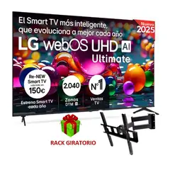 LG - TELEVISOR 75 75UA8000PSB SMART TV UHD 4K THINQ AI 2025