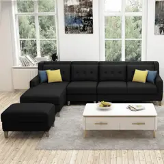 GENERICO - Seccional Izquierdo Barroco + Banqueta de Regalo