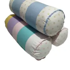 GENERICO - COJINES TUBULARES PARA CUNA DISEÑOS VARIADOS TRIPACK 3 UND