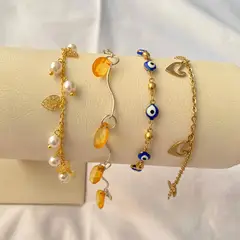 GENERICO - Pack de pulseras 4 unidades Unike five