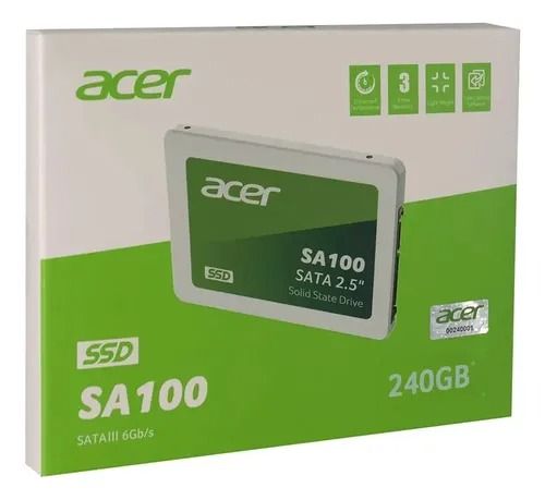 SSD 240 GB. Tu Sistema Operativo Carga en Segundos.