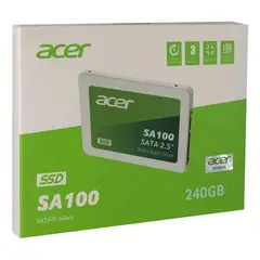 ACER - SSD 240 GB. Tu Sistema Operativo Carga en Segundos.