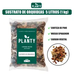 GENERICO - Sustrato Premium para orquideas - 5 Litros (1 kg)