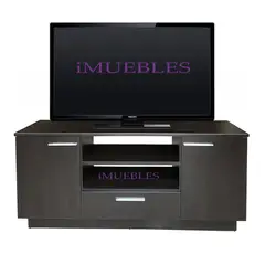 TEMEL - Centro Entretenimiento Wengue Mueble para TV 50
