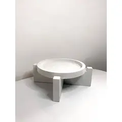 GENERICO - Bandeja Circular con base elevada