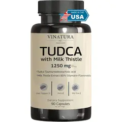 GENERICO - VinaTura TUDCA con Cardo Mariano – 1250 mg – 90 cápsulas