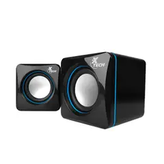 XTECH - Miniparlantes estéreo con alimentación USB y cable pn XTS-110