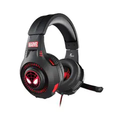 XTECH - Audífono Marvel Spider-Man estéreo de videojuegos pn XTH-M541SM