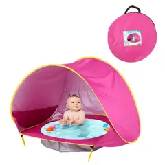 GENERICO - CARPA PLEGABLE CON PISCINA PROTECCION UV PARA NIÑOS