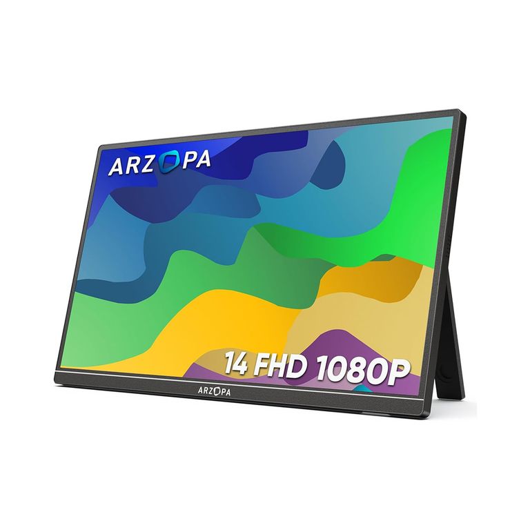 MONITOR PORTABLE ARZOPA 14 IPS 1080P FHD ideal viajes ULTRADELGADO