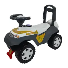 HAPPY BABY - Buggy correpasillos Diseño Dino USB+bluetooh - Blanco