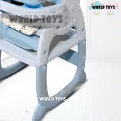 BABY - Silla de Comer Escritorio «BAMBI KITTY» con Plato Blue