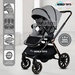 BABY - Coche de Paseo «CONNY» Edición Limitada Gris