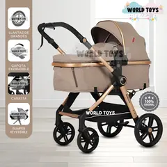 BABY - Coche Moisés Travel System «KYLIE» de Lujo Beige