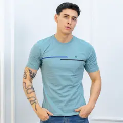 A VANTGARDESTYLE - POLO MODA CABALLERO MC - JERSEY 100% ALGODON