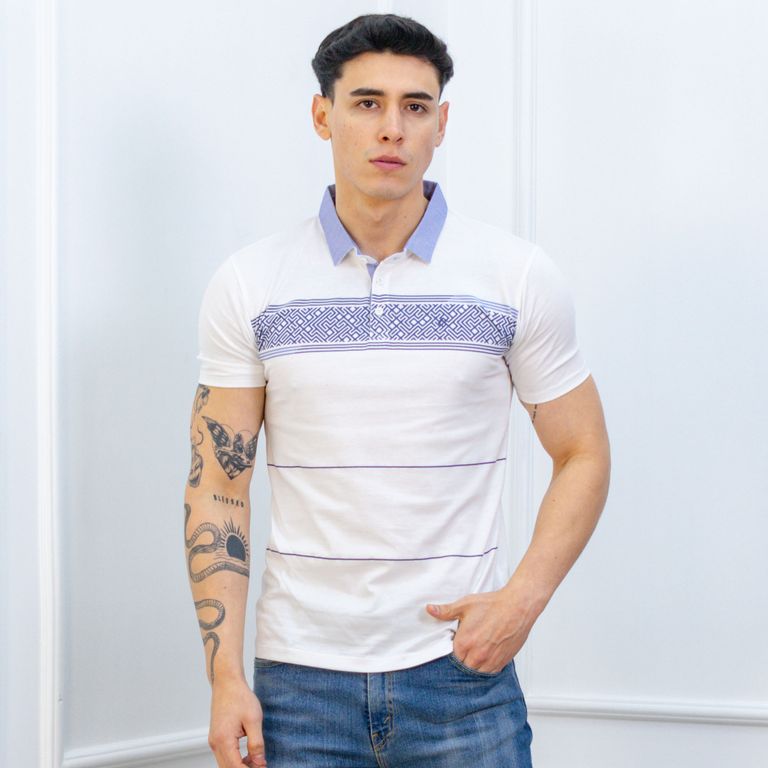POLO BOX MODA CABALLERO MC - JERSEY 100% ALGODON