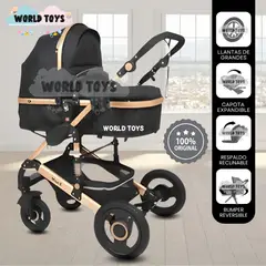 BABY - Coche Moisés Travel System «MAXII» Edición Limitada Black