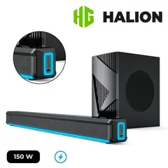 HALION - Soundbar de Sonido HA-S45C 150W USB BT AUX OPTICAL HDMI