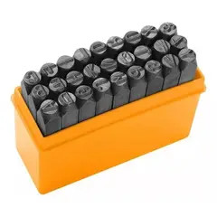 TOLSEN - JUEGO DE PUNZONES LETRAS27PCS 3MM - 25101