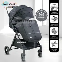 BABY - Coche Maleta de Lujo «MARSELLA» Mango Reversible Black