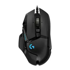 LOGITECH - MOUSE G502 HERO 16000 DPI RGB BLACK