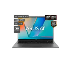 ASUS - Laptop Vivobook S16 M3607 16" WUXGA, AMD Ryzen 9 270, 16GB DDR5, 1 TB SSD, Free DOS, Gris