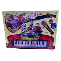 GENERICO - SET MUSICAL DE PIANO GUITARRA Y MICRÓFONO