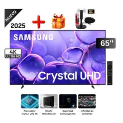 SAMSUNG - Televisor 65” Crystal 4K 65U8000F 2025