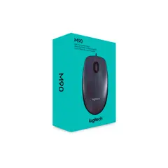 LOGITECH - Mouse M90 Usb 1000 Dpi Óptico Alámbrico Negro
