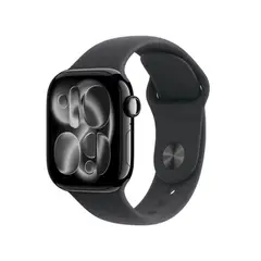 APPLE - Watch Series 11 46mm Gps Jet Black Sport Band S/M Black