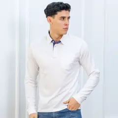 A VANTGARDESTYLE - POLO BOX REGULAR FIT CABALLERO ML - PIQUE LYCRADO