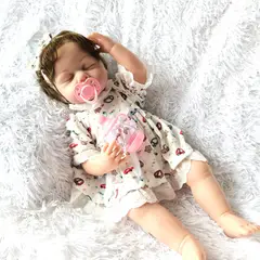 REBORN - Muñeca Bebe Vinilo Siliconado Mia 55 cm