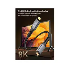 XCLUSIVE - Cable Tipo-C a Tipo-C Carga Super Rapida 240W 40Gbps 8k