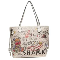 GENERICO - Bolso de Mujer de estilo Grafiti Elegante